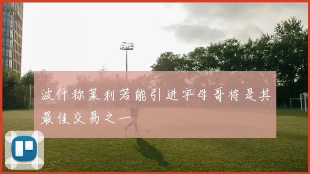 波什称莱利若能引进字母哥将是其最佳交易之一